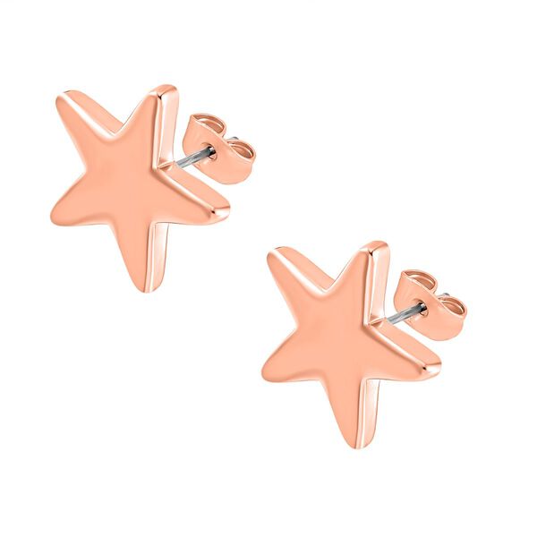 2er Set - Stern-Halskette und Ohrringe Schmuckset, vergoldet image number 7