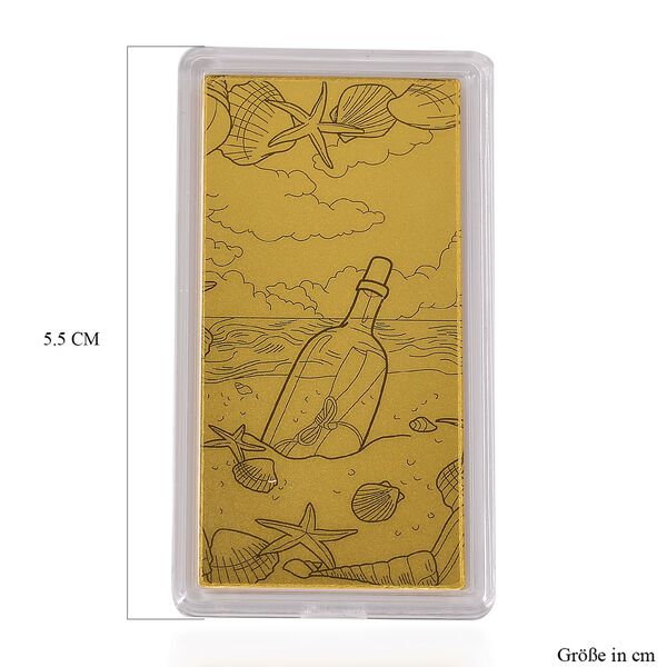 999er Gold-Barren mit Strandmotiven image number 5