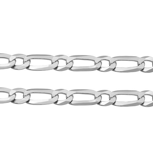 Figaro Kette, 50cm, 925 Silber image number 1