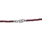 Roter Granat Halskette ca. 50 cm 925 Silber rhodiniert ca. 42.00 ct image number 4