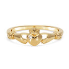 Diamant Ring 925 Silber vergoldet (Größe 16.00)