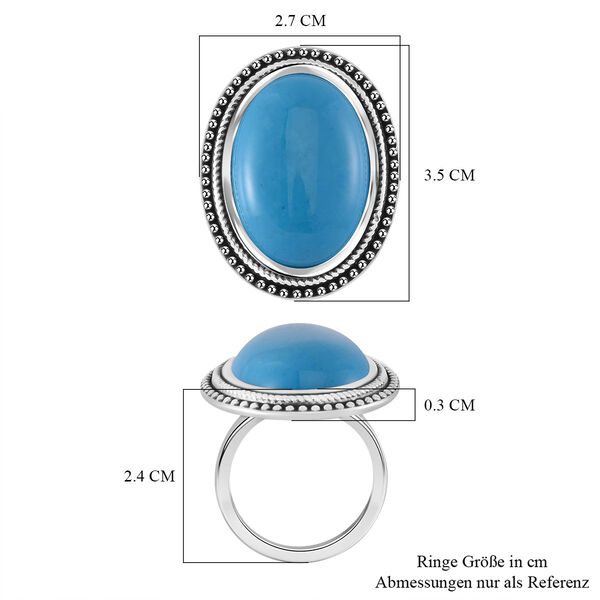 Howlit Ring 316L Edelstahl (Gr&ouml;&szlig;e 16.00) ca. 25.00 ct image number 4