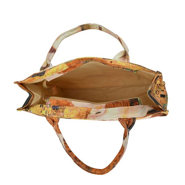 2-teiliges Taschenset - 40x12x35cm Shopper und 20x11x2cm Handytasche, Klimt image number 4