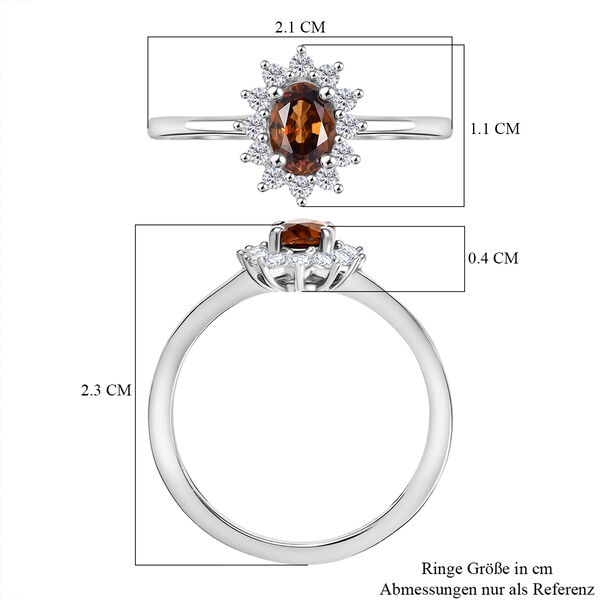 D'Joy Sonnenuntergang und weißer Zirkon Ring - 0,98 ct. image number 6