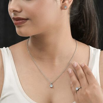 Wei&szlig;es Zirkonia-Schmuckset