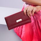 Moderne Geldbörse aus 100% echtem Leder mit RFID Schutz, 18.5x10cm, Rot image number 2