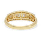 Diamant-Ring, 925 Silber Gelbgold Vermeil  ca. 0,50 ct image number 4