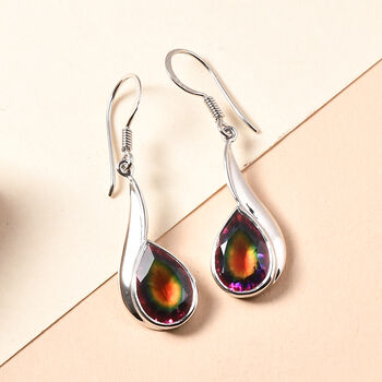 Sajen Silber-Himmlischer Quarz Ohrringe 925 Silber rhodiniert ca. 6.05 ct