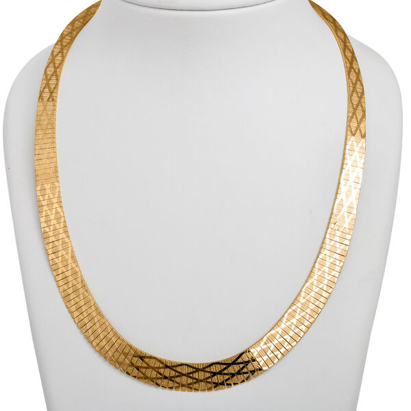 Fancy Cubetto Kleopatra Halskette in vergoldetem Silber image number 2