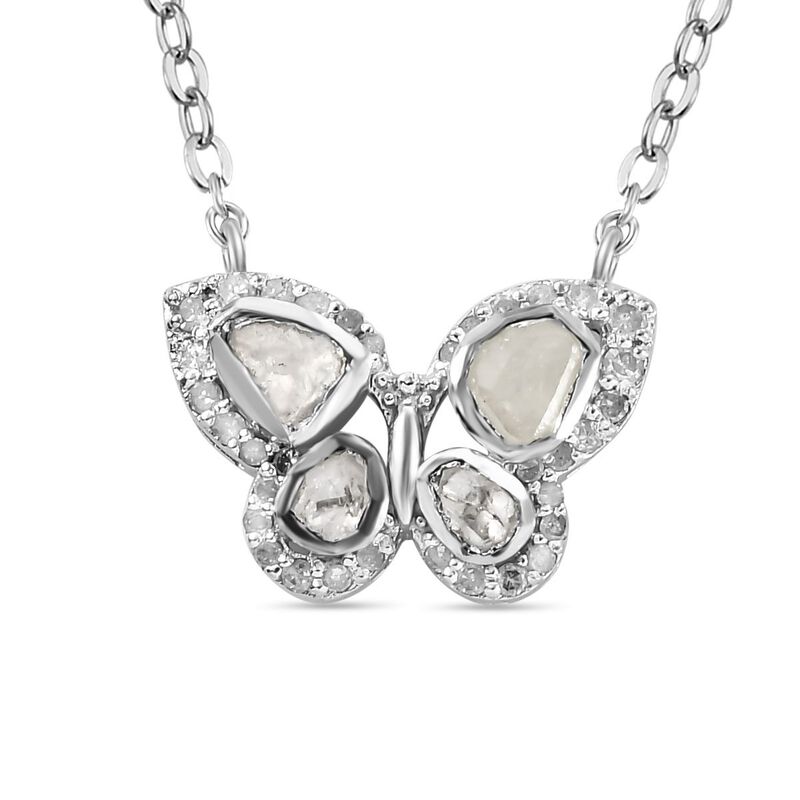Polki Diamant Halskette, 45 cm - 0,50 ct. image number 0