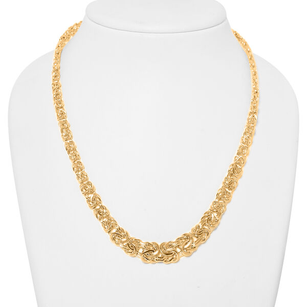 Byzantinische Halskette in 585 Gelbgold, 45cm image number 2