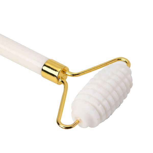 Set aus 2 Doppelkopf-Massageroller und GuaSha, Marmor image number 7