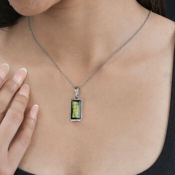 Labradorit Schmuckset  Edelstahl ca. 11,71 ct.