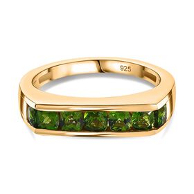 Natürlicher Chromdiopsid-Ring - 1,09 ct.