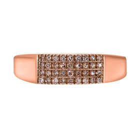 Natürlicher Champagner Diamant-Ring - 0,20 ct.