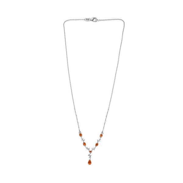 AA Salamanca Feueropal Halskette, 45 cm - 0,77 ct. image number 4