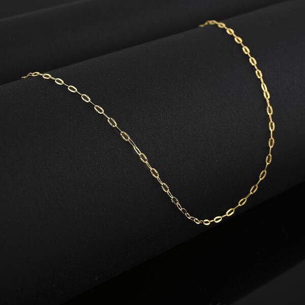 417 Gold Gelbes Gold Halskette ca. 50 cm ca. image number 1