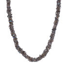 Labradorit Halskette ca. 50 cm 925 Silber rhodiniert ca. 240,00 ct.