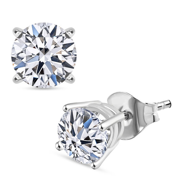 LUXURIANT VS-GH Labor Diamant Ohrringe in 585 Wei&szlig;gold -1 ct.