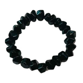 Schwarzer Achat Armband Flexibel cm ca. 130.00 ct