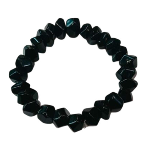Schwarzer Achat Armband Flexibel cm ca. 130.00 ct image number 0