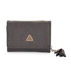 RFID-Geldbörse mit Zippverschluss, ca. 20x10x3cm, Grau
