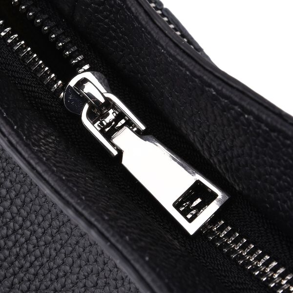 Hobo Umhängetasche aus Echtleder in Schwarz image number 7