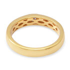 AA Tansanit Ring 925 Silber vergoldet  ca. 0,14 ct image number 3