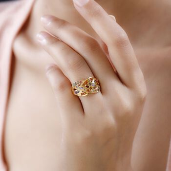 Mehrfarbiger Saphir-Ring - 2,13 ct.