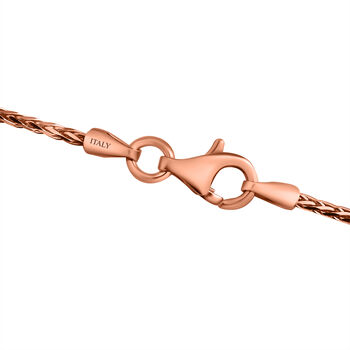 Italienische Spigakette, 925 Silber ros&eacute;vergoldet, ca. 75 cm, ca. 6,20g