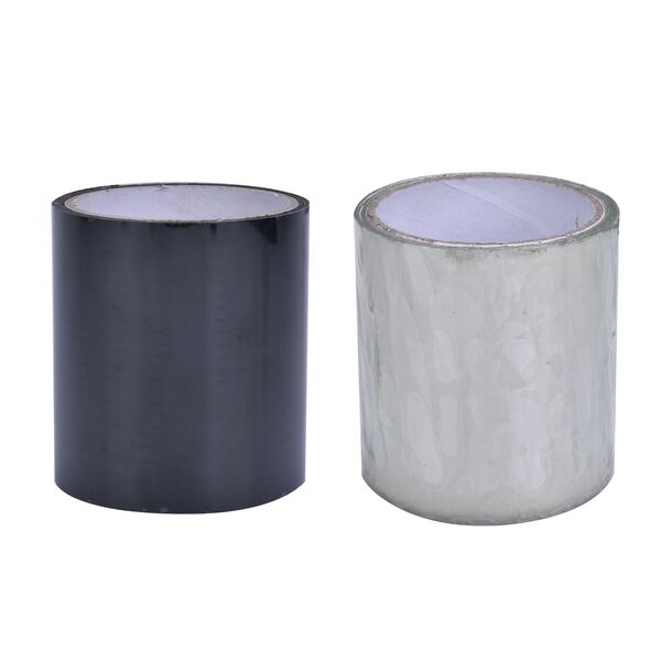 Klebeband, gummiert und wasserfest, schwarz und transparent image number 2