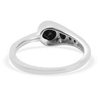 Schwarzer Spinell-Ring, 925 Silber (Größe 16.00) ca. 0,88 ct image number 5