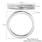 Lustro Stella - Weißer Zirkonia-Ring, 925 Silber rhodiniert  ca. 0,57 ct image number 4