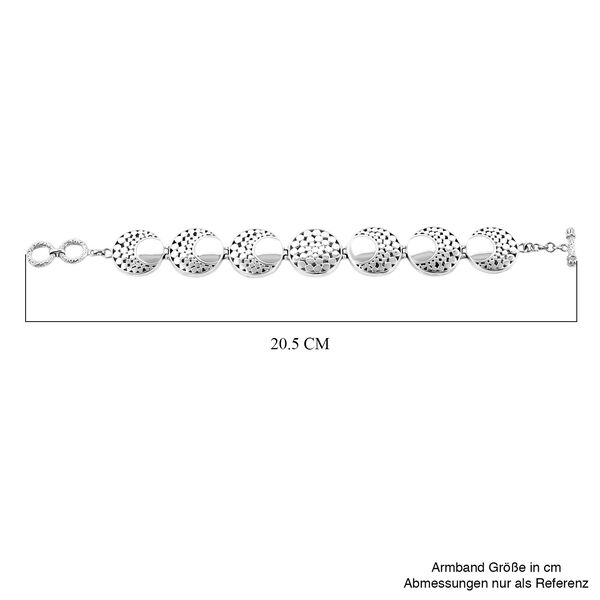 Royal Bali Kollektion - 925 Silber Armband ca. 19 cm ca. 29,98g image number 5