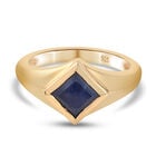 Masoala Saphir Solitär Ring, 925 Silber vergoldet, 1,81 ct. image number 0