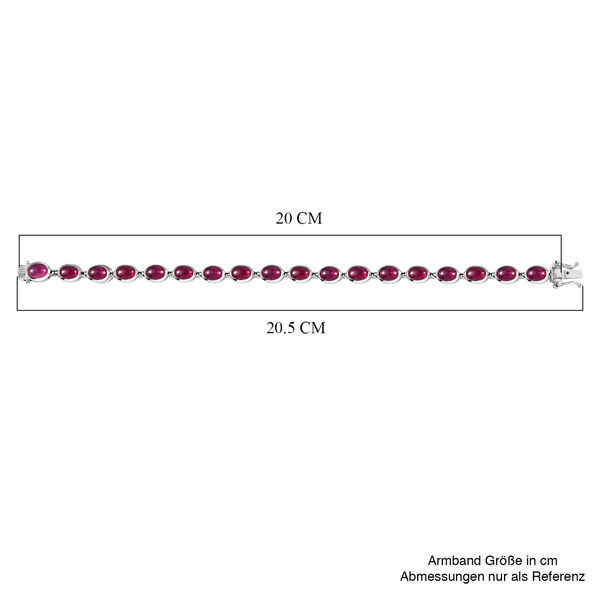 D'Joy afrikanisches Rubin 19cm Armband - 24,55 ct. image number 4