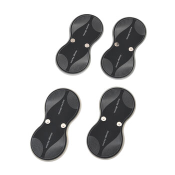 LIVMORE 4-in-1 EMS Impuls Massageger&auml;t, 12,5x5,5x3cm, Grau und schwarz