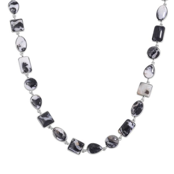 Zebra Jaspis Halskette ca. 45 cm Legierung ca. 160,00 ct. image number 3