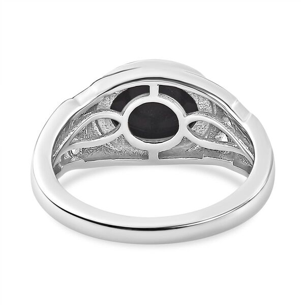 Boulder Opal Triplett und Zirkon Ring - 1,89 ct. image number 8