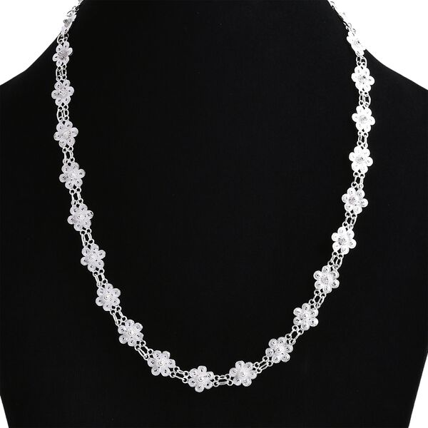 DJoy Royal Bali Kollektion - 925 Silber Tarakashi Halskette ca. 45 cm ca. 17,65g image number 2