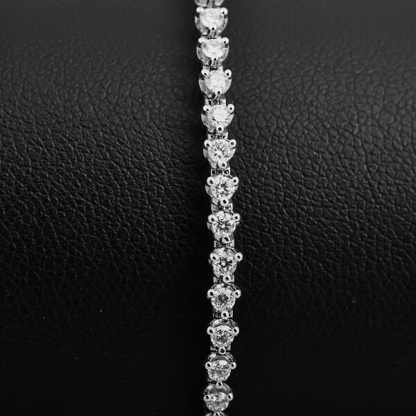 New York Kollektion - SI G-H Diamant Armband, 19 cm, 585 Wei&szlig;gold - 2 ct. image number 9