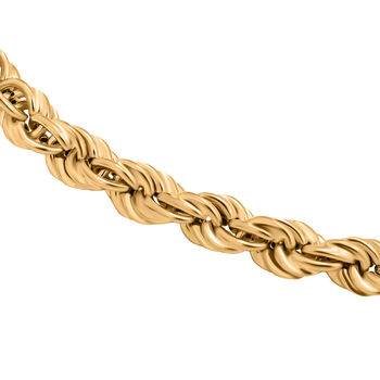 Vintage italienisches Kordel-Armband in vergoldetem Silber