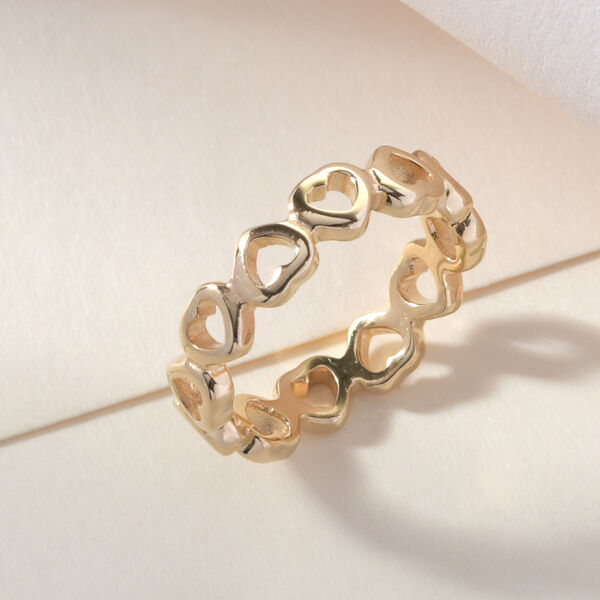 Ring 925 Silber vergoldet image number 2