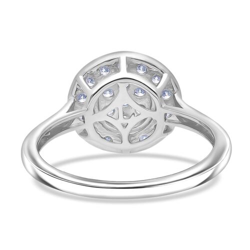 Lab Grown Diamant SI Ring 925 Silber rhodiniert (Größe 17.00) ca. 0,53 ct image number 5
