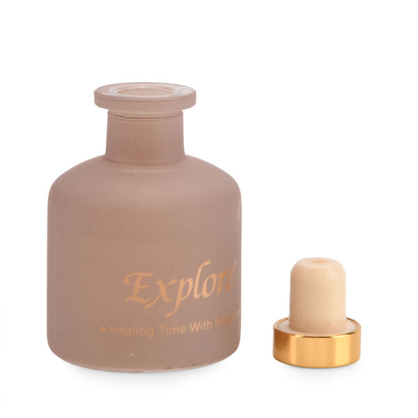 2er Set - Duftkerze 5 x 7 cm und Öl-Diffusor 50 ml mit Stäbchen, Brombeere & Lorbeerblatt image number 6