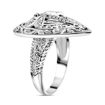 Royal Bali Kollektion - Herz Ring und Anh&auml;nger mit Libellenmotiv