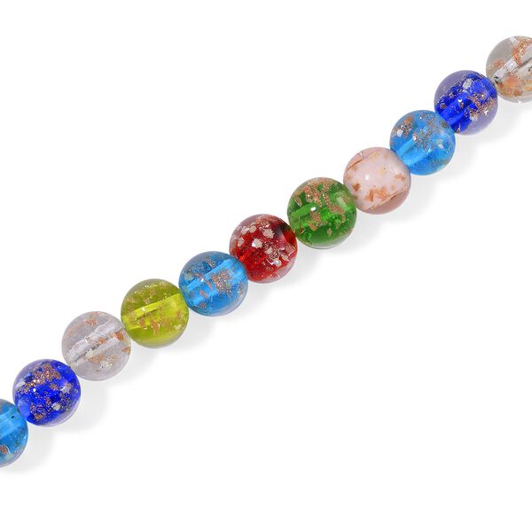 Mehrfarbige Halskette im Murano-Stil, 50+5cm image number 4