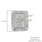 Diamant Cluster Ohrstecker 925 Silber platiniert ca. 0,55 ct image number 4