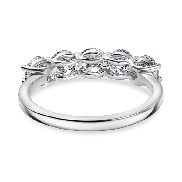 LUXURIANT VS-EF Labor Diamant Ring in 950 Platin - 2 ct. image number 5