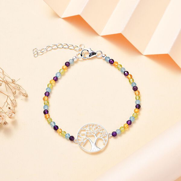 Multi-Edelstein Armband, 16,5 cm - 18.20 ct. image number 2